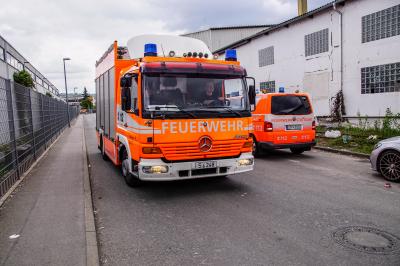 Stuttgart Wangen: Brand inRecyclingfirma